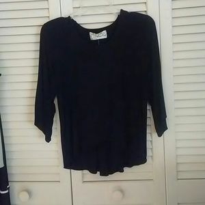 Carole Wang Bamboo Cropped Flower Top